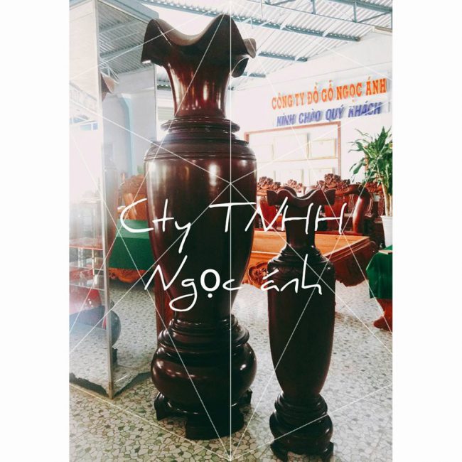 Bình gỗ trang trí